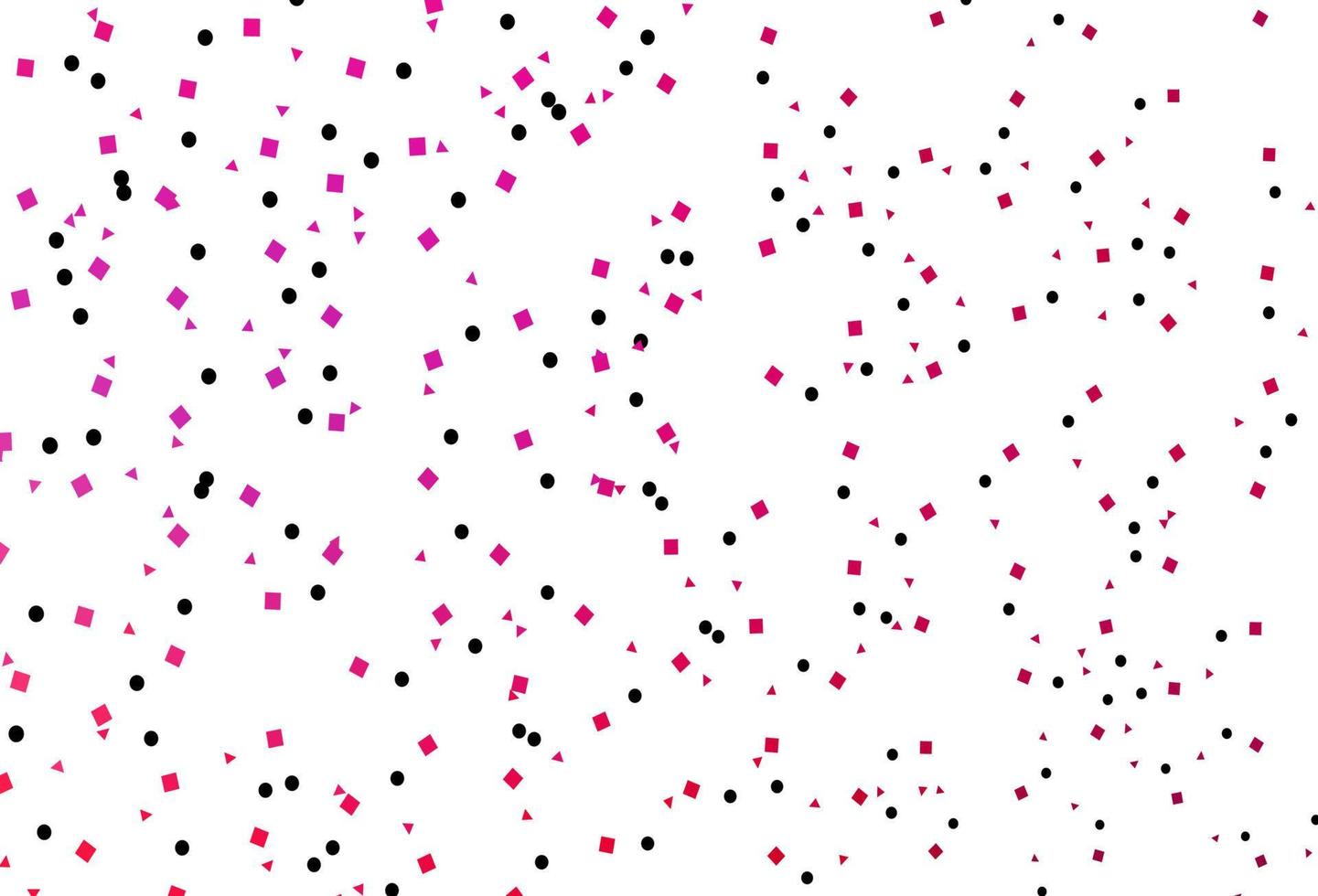 textura de vector violeta, rosa claro en estilo polivinílico con círculos, cubos.