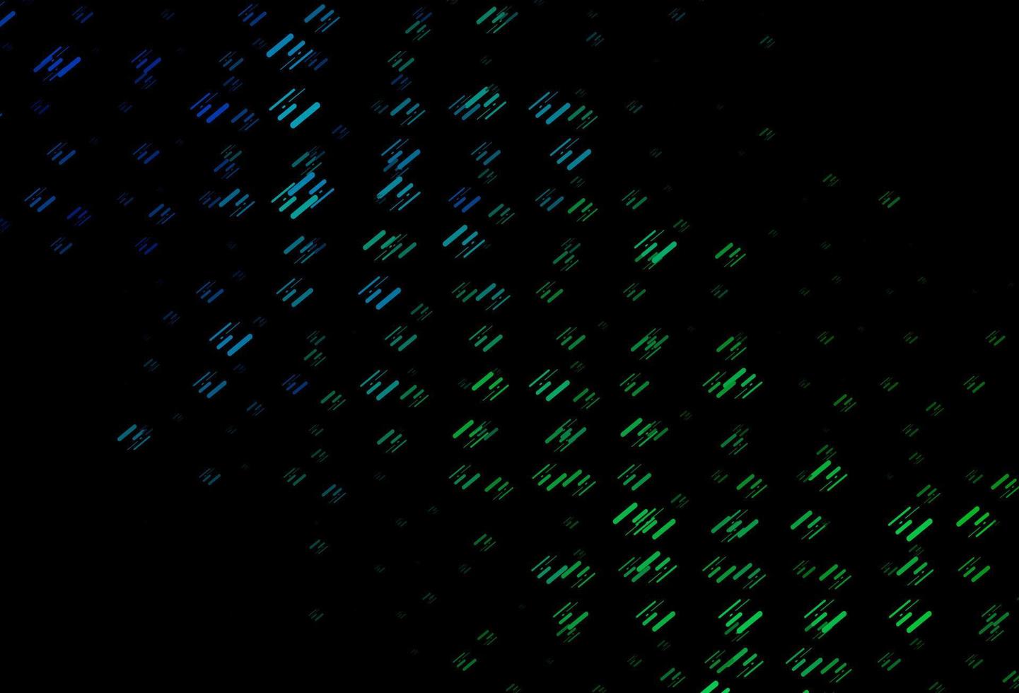 Dark Blue, Green vector template with repeated sticks.