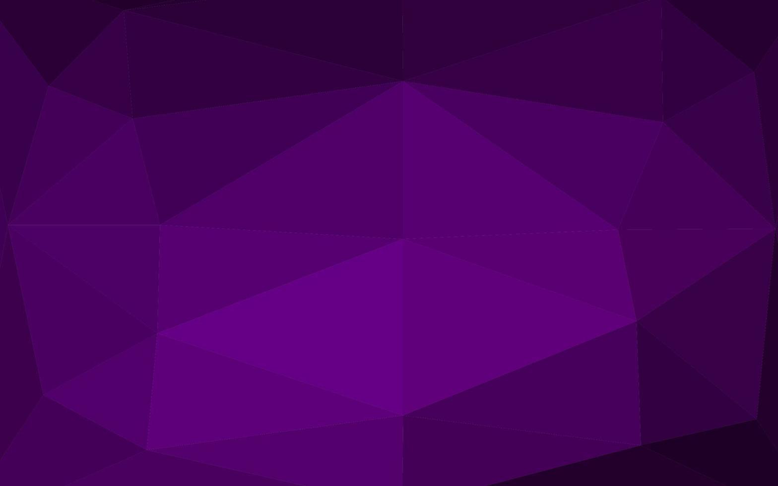 Dark Purple vector abstract polygonal layout.
