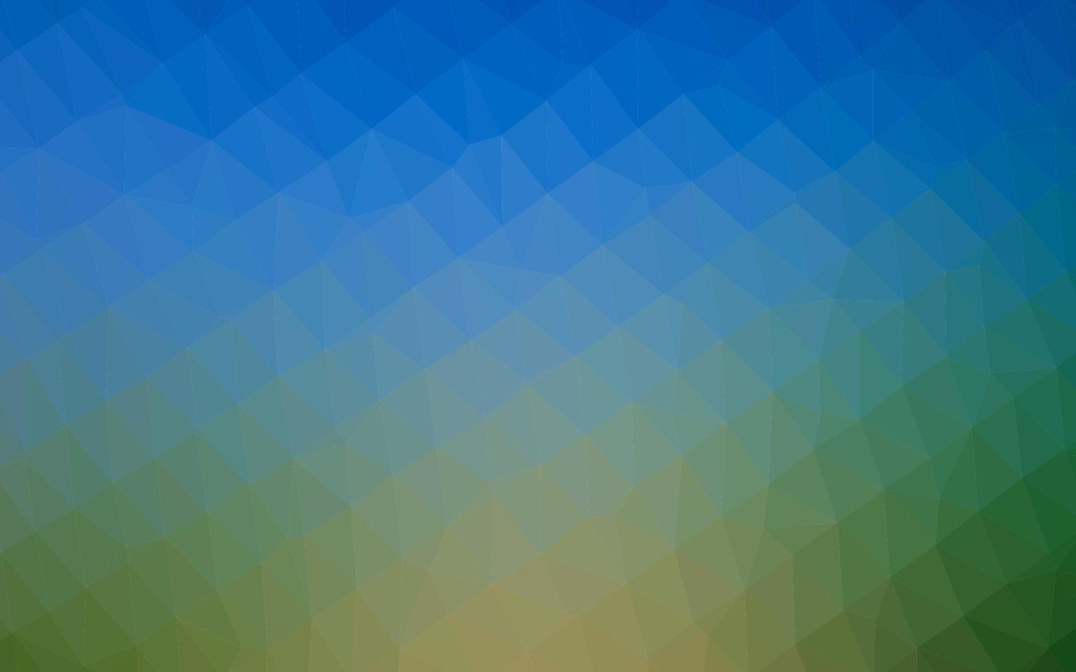 Light Blue, Green vector polygonal template.