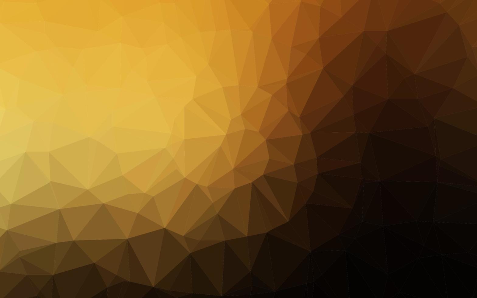 Dark Yellow, Orange vector blurry triangle texture.