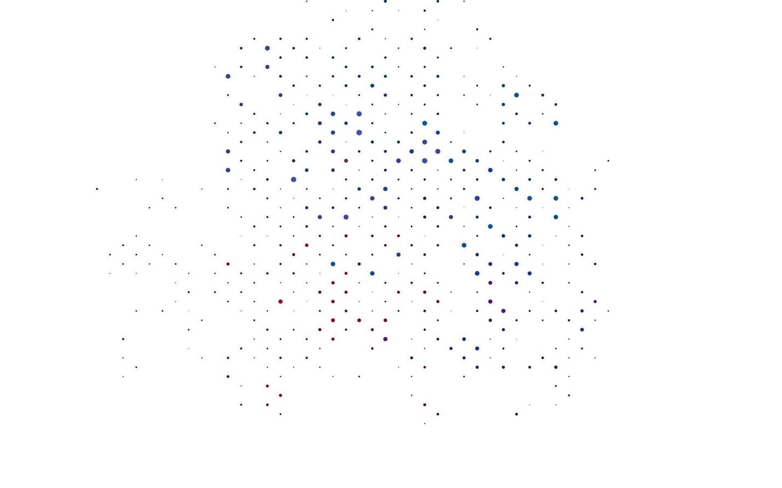 Light Blue, Red vector backdrop with dots.