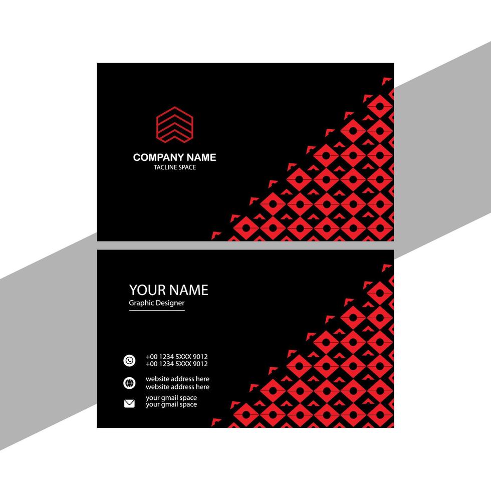 Business card template design collection Free Vector. vector