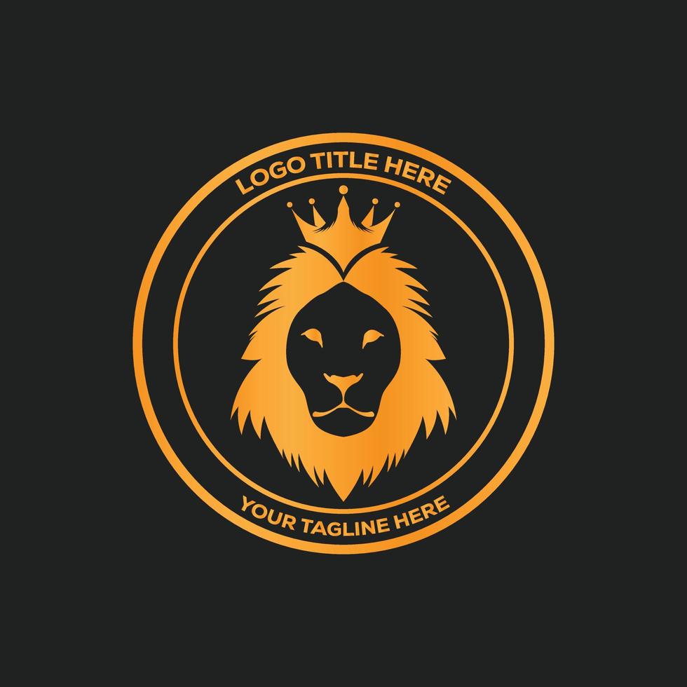 Lion Logo For Brand or Business or Company vector