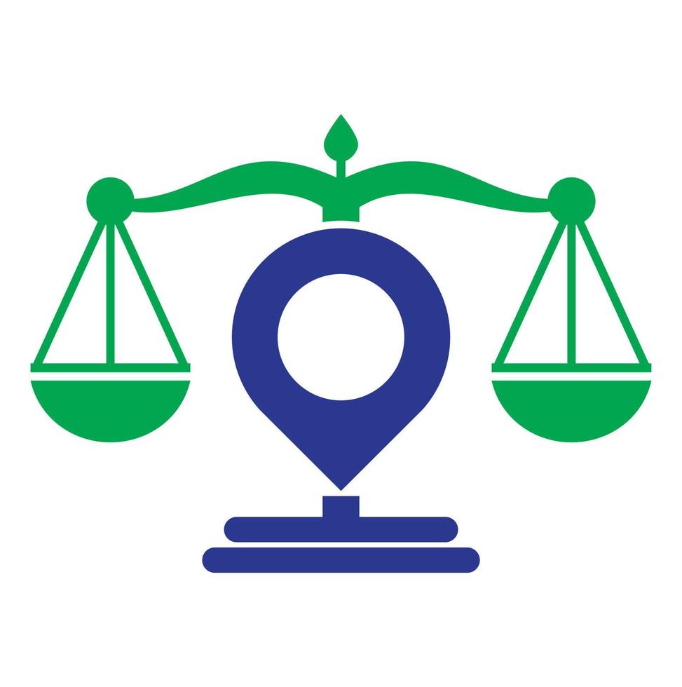 Justice point logo vector template. Creative Law Firm logo design concept.