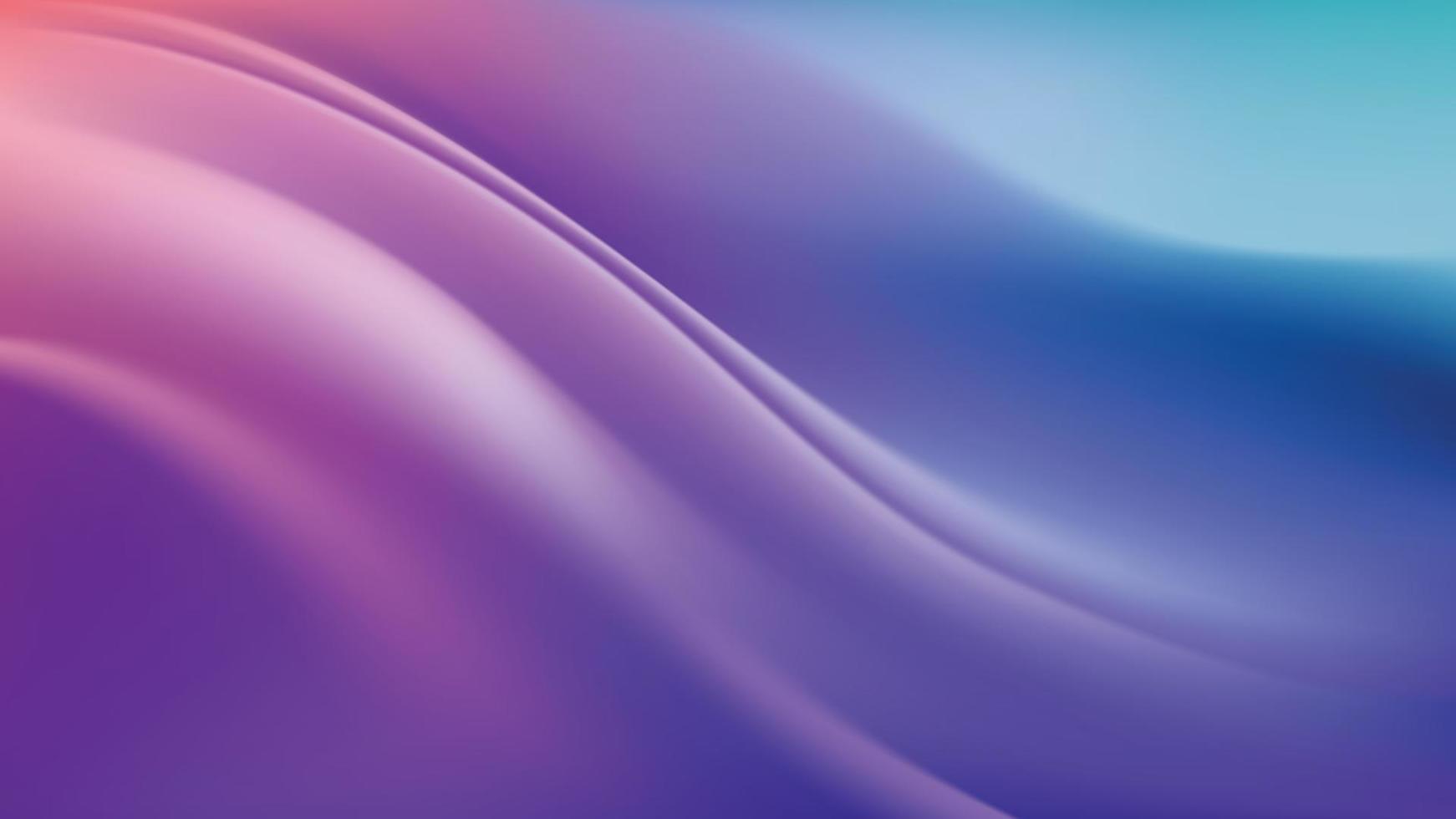 Abstract gradient background. Vector bright illustration in pink, purple, blue. Colorful wavy ultraviolet blurred wallpaper.