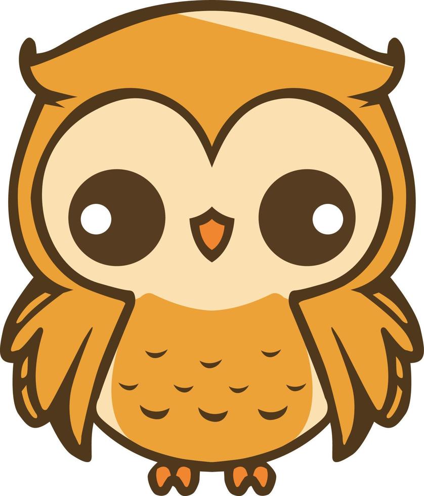 cute owl bird vector cartoon design
