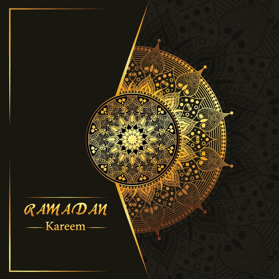 Abstract luxury ramadan kareem background , ornament elegant vector design