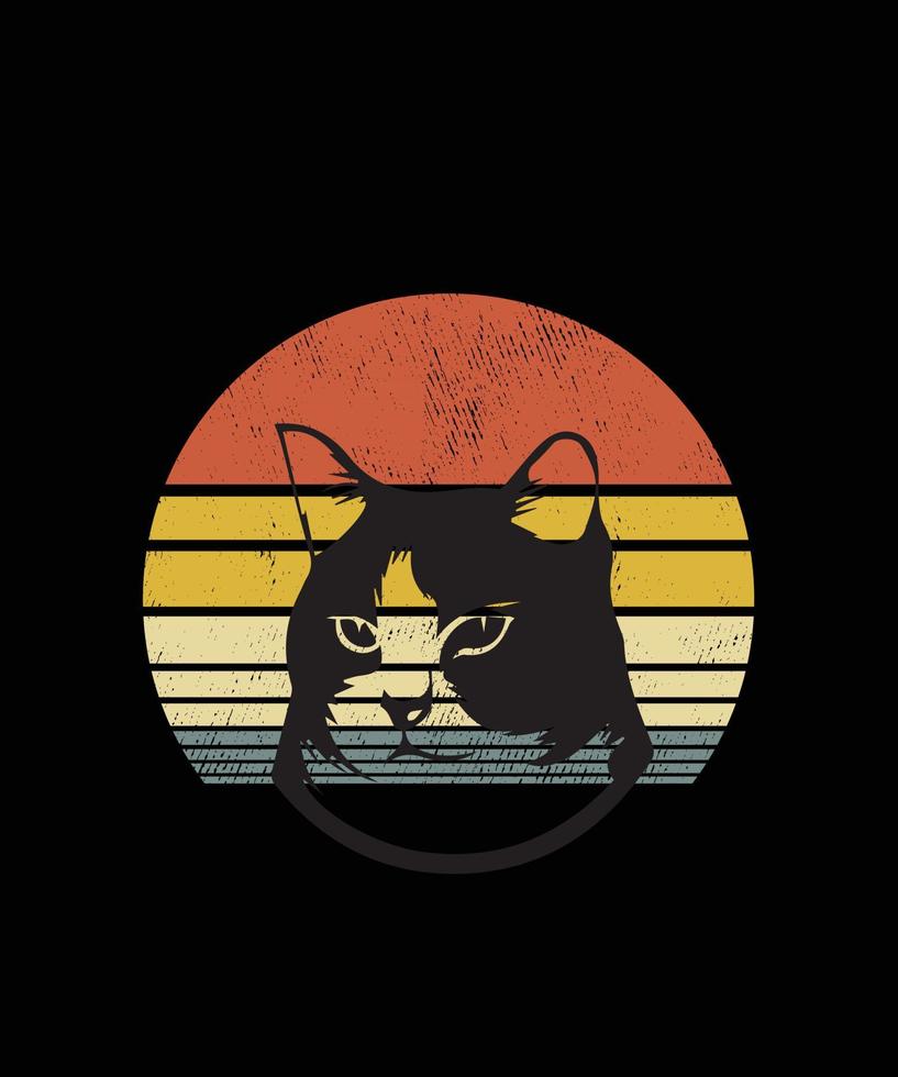 Retro vintage t-shirt design and logo vector