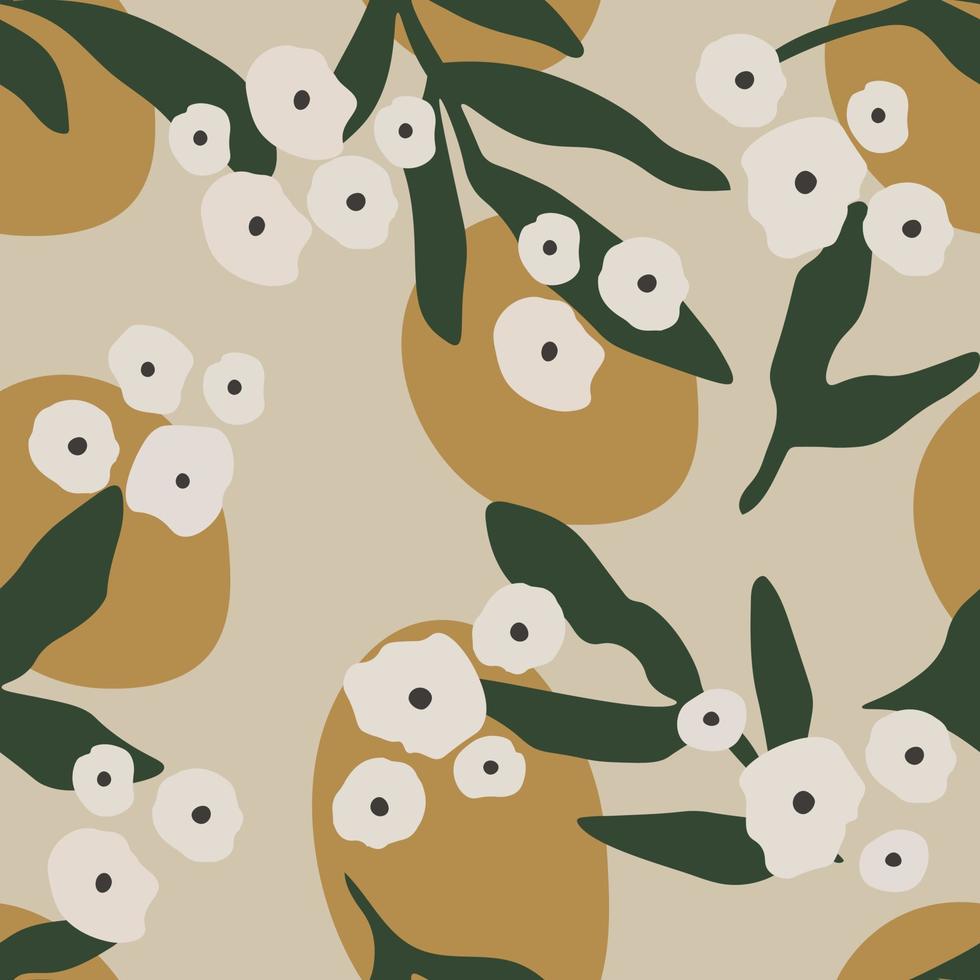 floral sin costura modelo con pequeño flores bonito para tela, textil, fondo de pantalla vector