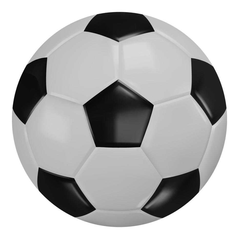 Isolated soccer ball ralistic illustration vector