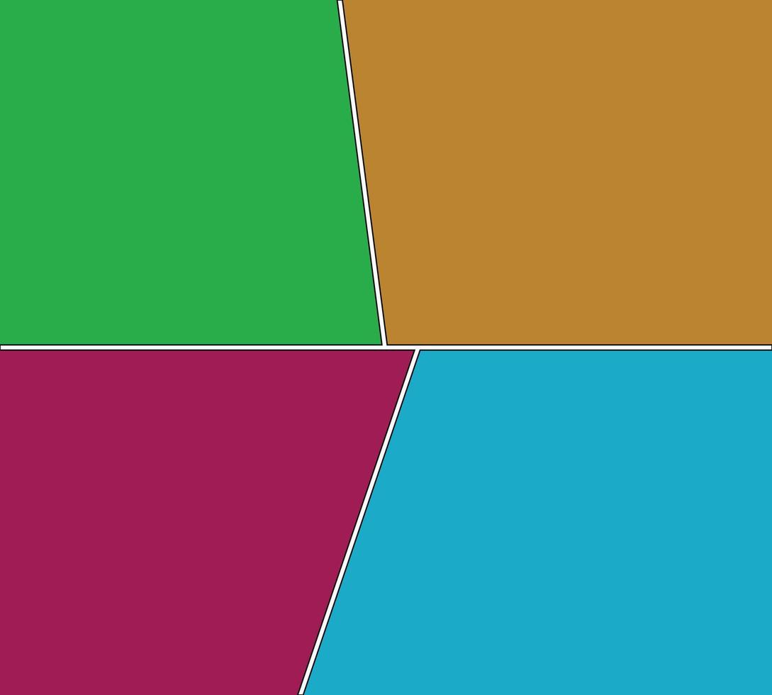 geometric shaped colorful background, there is an abstract line in the middle that separates the shapes. vector