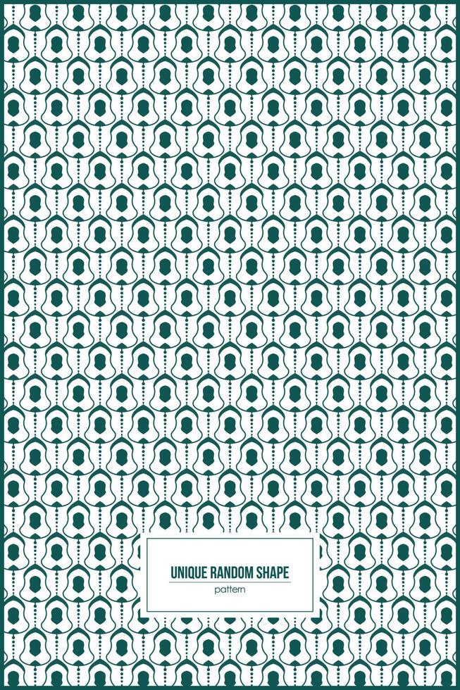 Unique pattern of random shape for creative background vector