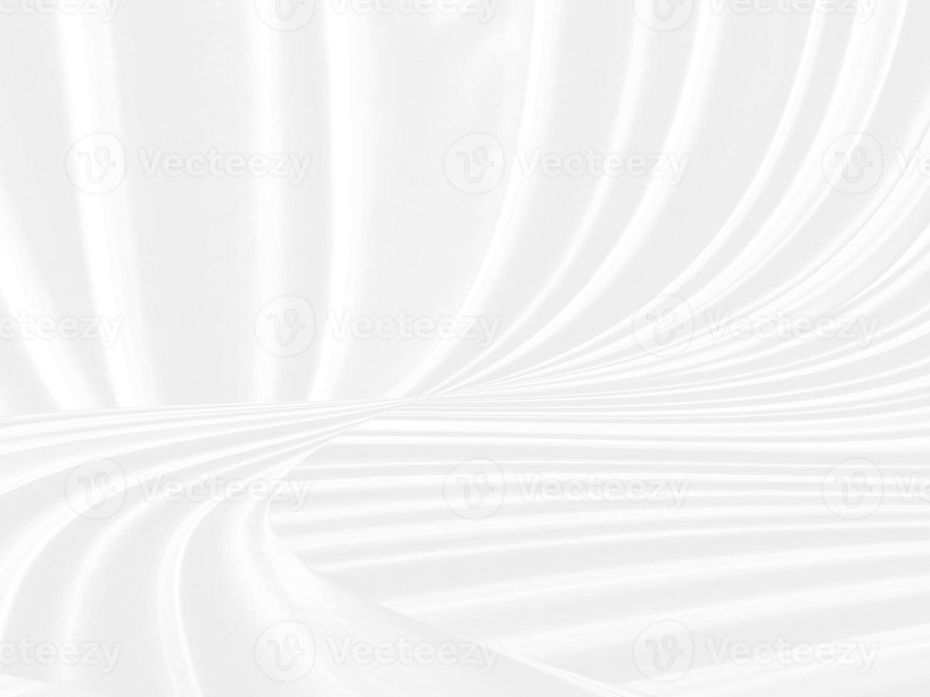 Clean woven beautiful soft fabric abstract smooth curve shape decorative fashion textile silver white background photo