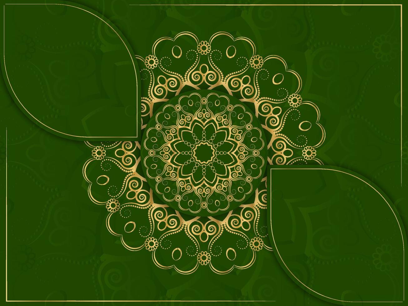 Mandala background design vector, Luxury diamond background design vector