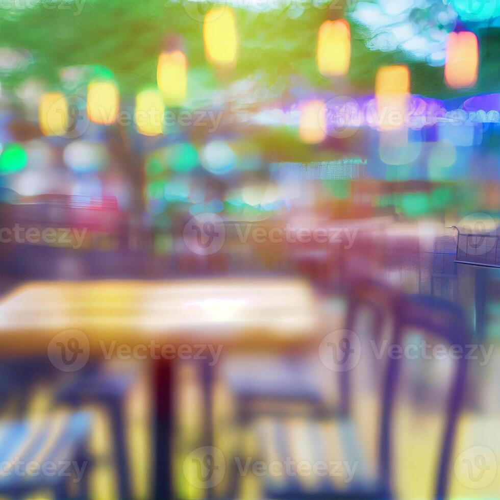 Cafe background blurred background - image photo