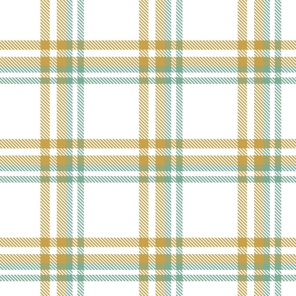 Plaid Pattern Design Textile Is Made With Alternating Bands of Coloured  Pre Dyed  Threads Woven as Both Warp and Weft at Right Angles to Each Other. vector