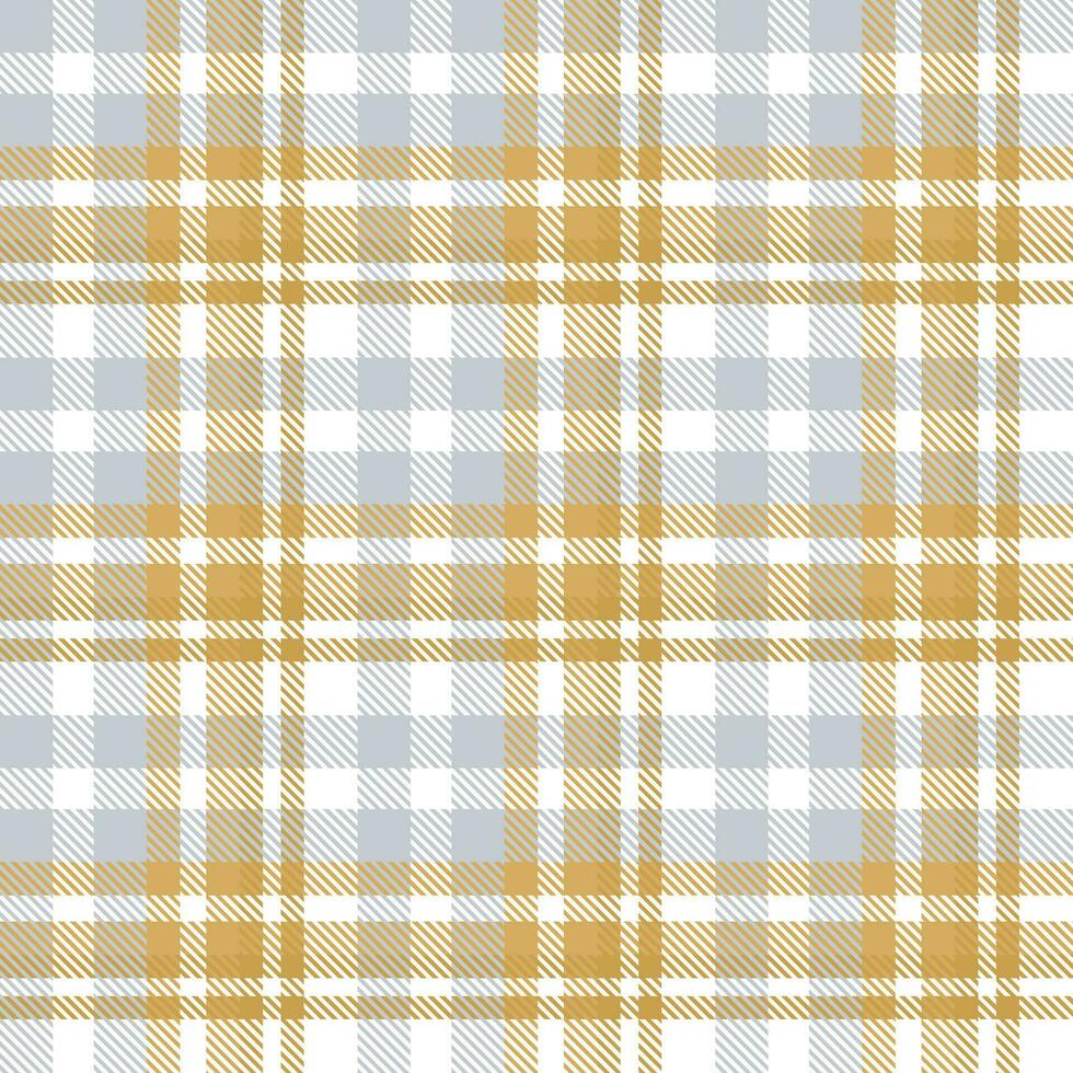 Plaid Pattern Design Textile Is Woven in a Simple Twill, Two Over Two Under the Warp, Advancing One Thread at Each Pass. vector