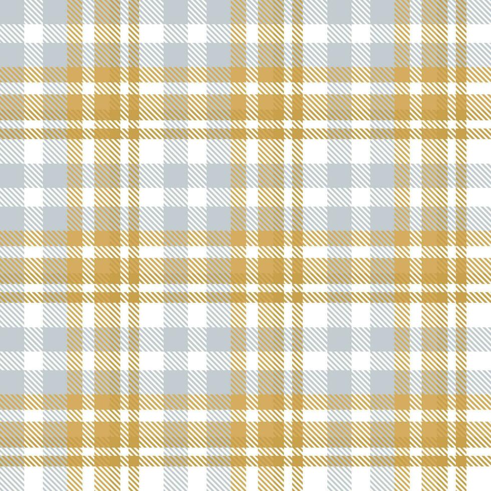 Plaid Pattern Design Textile Is Woven in a Simple Twill, Two Over Two Under the Warp, Advancing One Thread at Each Pass. vector