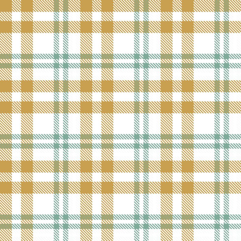 Plaid Pattern Design Texture Is Woven in a Simple Twill, Two Over Two Under the Warp, Advancing One Thread at Each Pass. vector