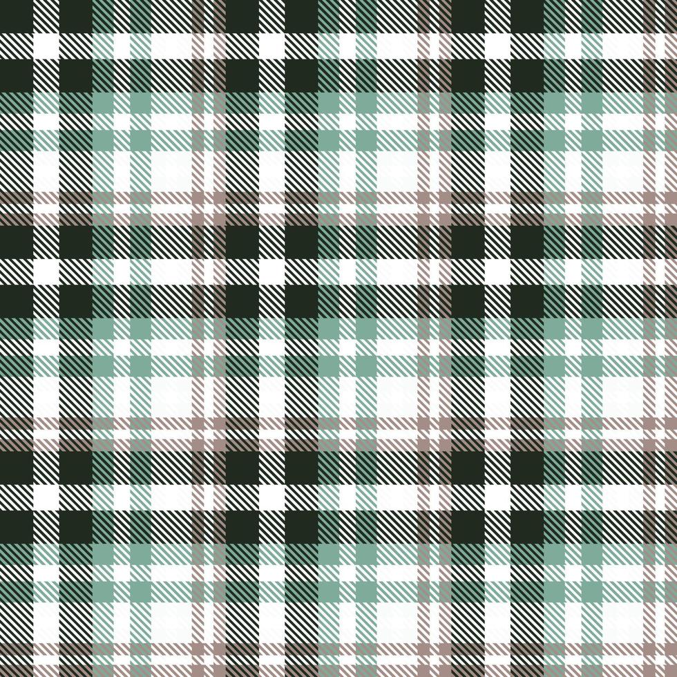 Plaid Pattern Fabric Design Texture Is Made With Alternating Bands of Coloured  Pre Dyed  Threads Woven as Both Warp and Weft at Right Angles to Each Other. vector