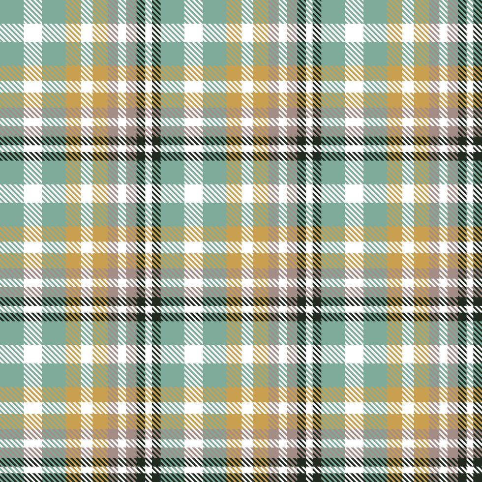 Plaid Pattern Fabric Design Texture Is Woven in a Simple Twill, Two Over Two Under the Warp, Advancing One Thread at Each Pass. vector