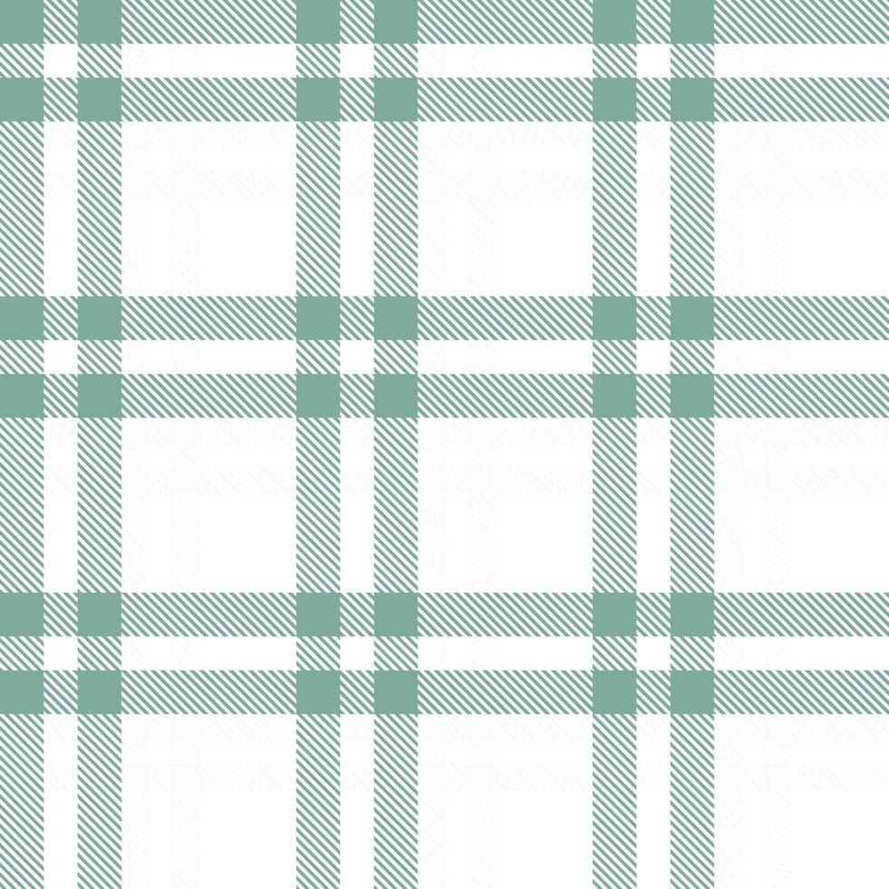 Plaid Pattern Fabric Design Background Is Woven in a Simple Twill, Two Over Two Under the Warp, Advancing One Thread at Each Pass. vector
