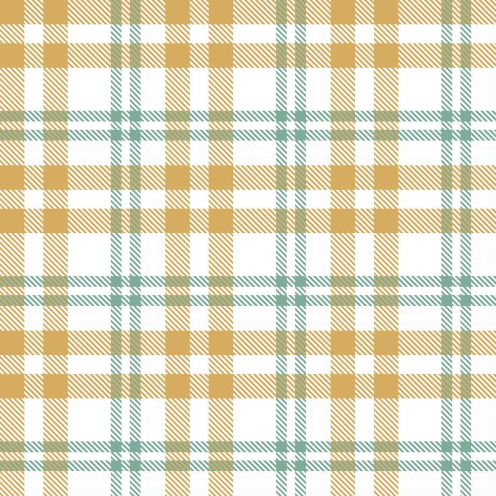Plaid Pattern Fashion Design Texture Is Made With Alternating Bands of Coloured  Pre Dyed  Threads Woven as Both Warp and Weft at Right Angles to Each Other. vector