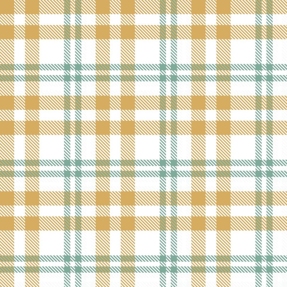 Plaid Pattern Fashion Design Texture Is Made With Alternating Bands of Coloured  Pre Dyed  Threads Woven as Both Warp and Weft at Right Angles to Each Other. vector