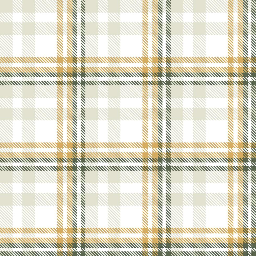 Plaid Pattern Fabric Design Background Is Made With Alternating Bands of Coloured  Pre Dyed  Threads Woven as Both Warp and Weft at Right Angles to Each Other. vector
