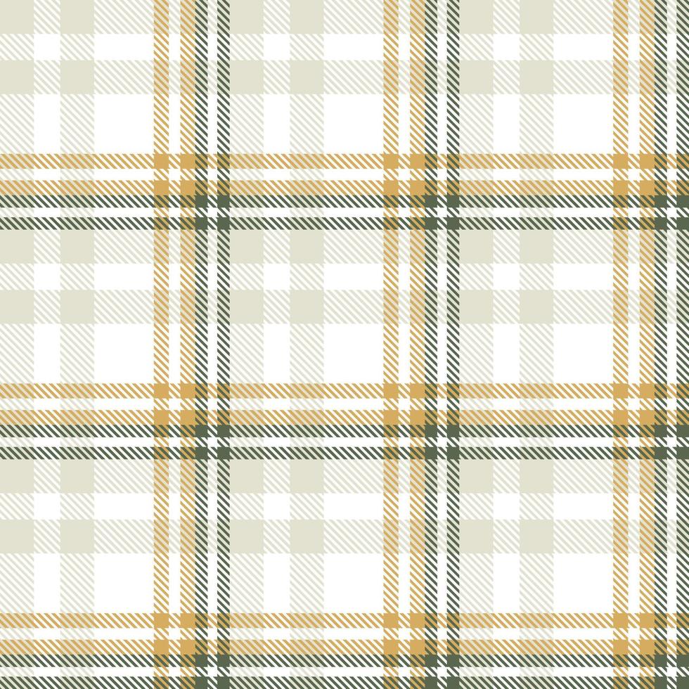 Plaid Pattern Fabric Design Background Is Made With Alternating Bands of Coloured  Pre Dyed  Threads Woven as Both Warp and Weft at Right Angles to Each Other. vector