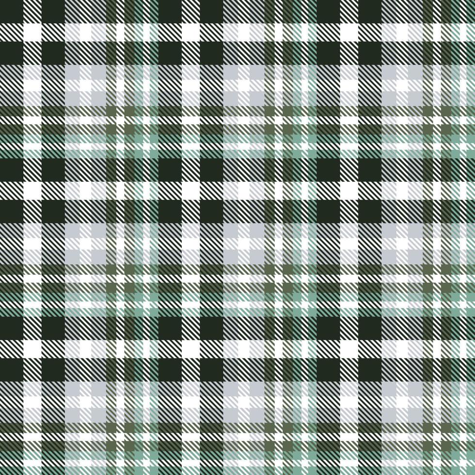 Plaid Pattern Fabric Vector Design Is Woven in a Simple Twill, Two Over Two Under the Warp, Advancing One Thread at Each Pass.