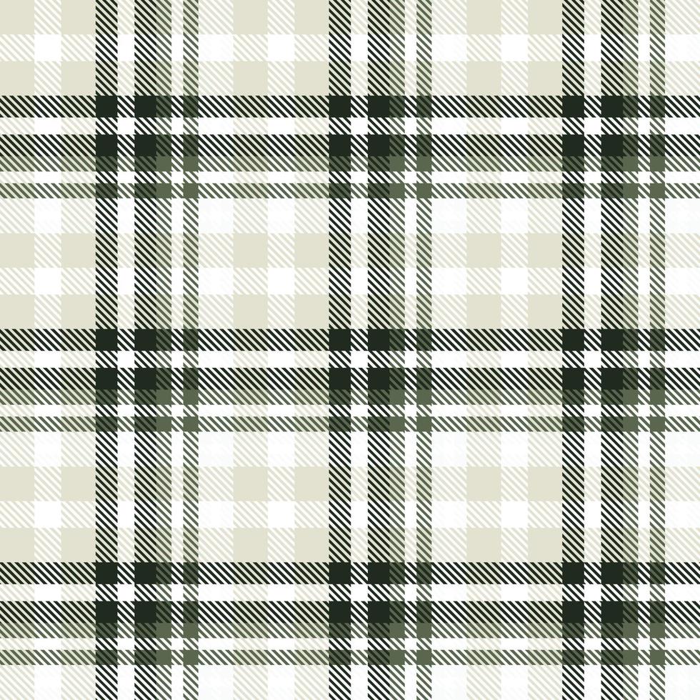 Tartan Plaid Pattern Seamless Textile Is Made With Alternating Bands of Coloured  Pre Dyed  Threads Woven as Both Warp and Weft at Right Angles to Each Other. vector