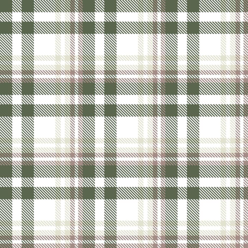 Tartan Plaid Pattern Design Textile Is Made With Alternating Bands of Coloured  Pre Dyed  Threads Woven as Both Warp and Weft at Right Angles to Each Other. vector