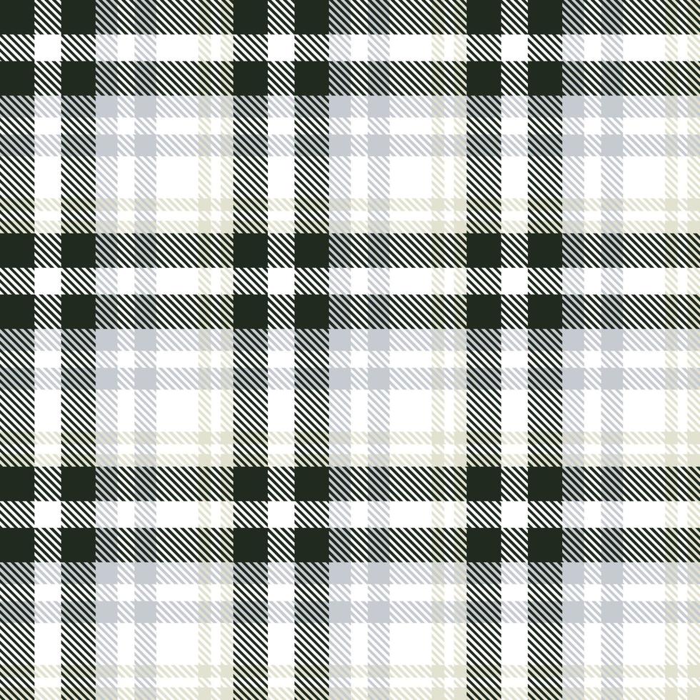 Tartan Plaid Pattern Seamless Textile Is Woven in a Simple Twill, Two Over Two Under the Warp, Advancing One Thread at Each Pass. vector