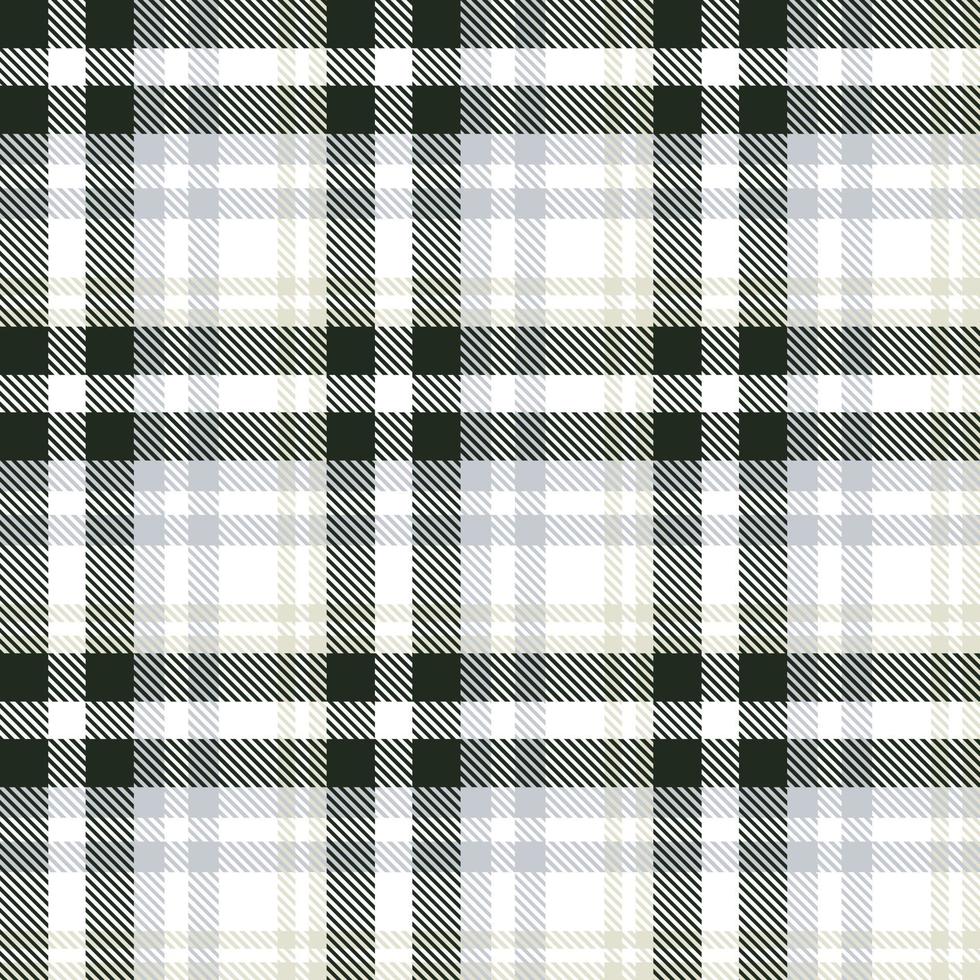 Tartan Plaid Pattern Seamless Textile Is Woven in a Simple Twill, Two Over Two Under the Warp, Advancing One Thread at Each Pass. vector