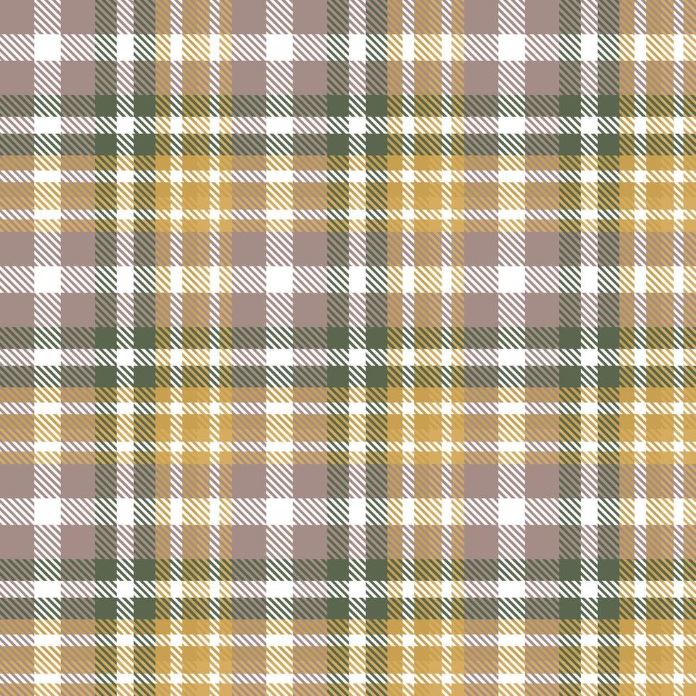 Tartan Pattern Seamless Texture Is Made With Alternating Bands of Coloured  Pre Dyed  Threads Woven as Both Warp and Weft at Right Angles to Each Other. vector