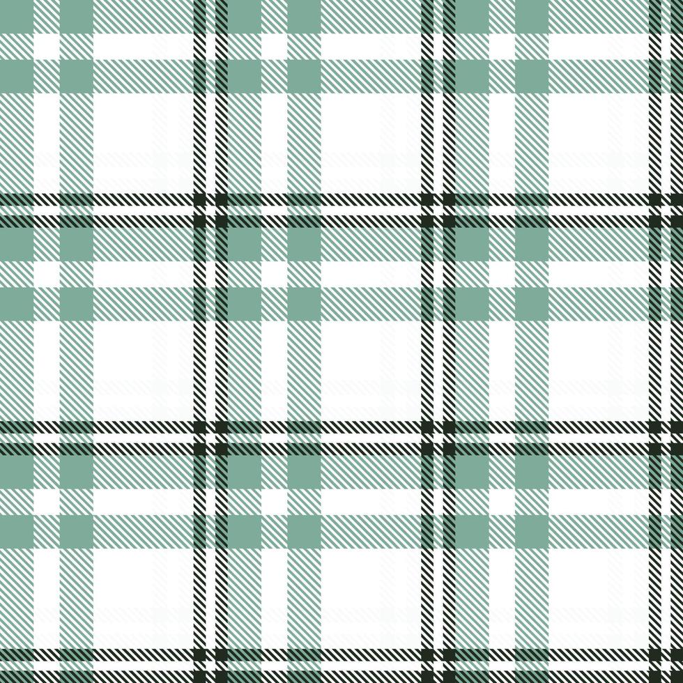 Tartan Plaid Pattern Fabric Design Texture Is Made With Alternating Bands of Coloured  Pre Dyed  Threads Woven as Both Warp and Weft at Right Angles to Each Other. vector