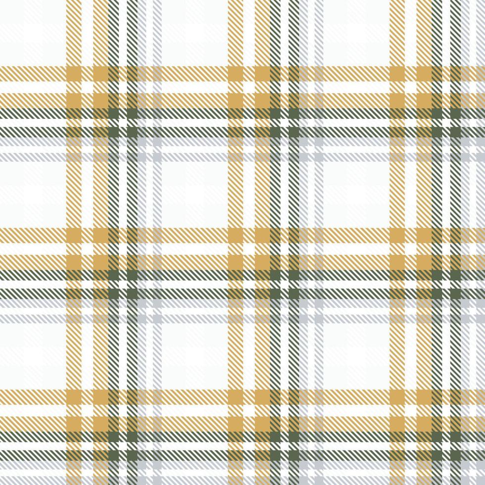 Tartan Plaid Pattern Fabric Design Texture Is Woven in a Simple Twill, Two Over Two Under the Warp, Advancing One Thread at Each Pass. vector