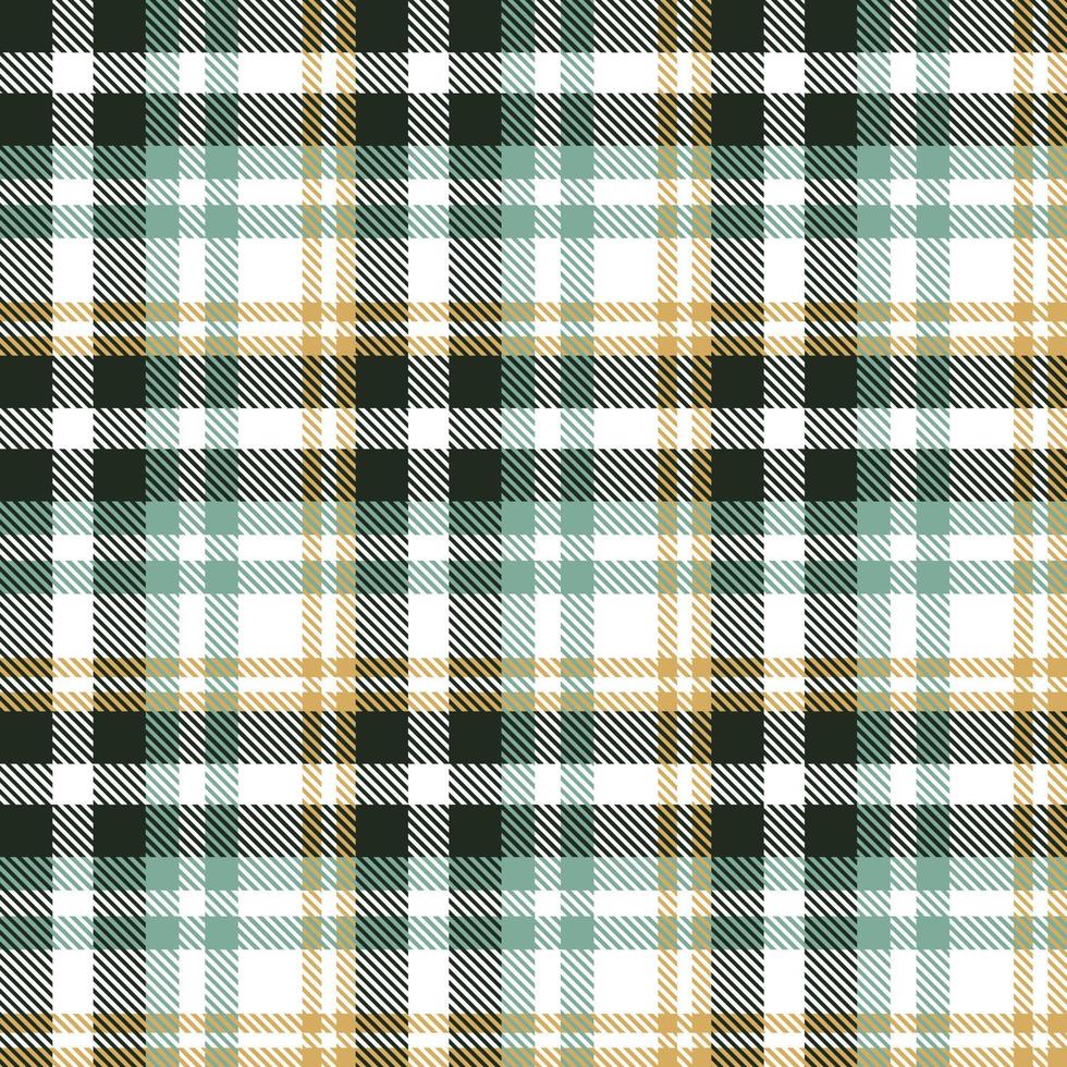 Tartan Plaid Pattern Fashion Design Texture Is Woven in a Simple Twill, Two Over Two Under the Warp, Advancing One Thread at Each Pass. vector