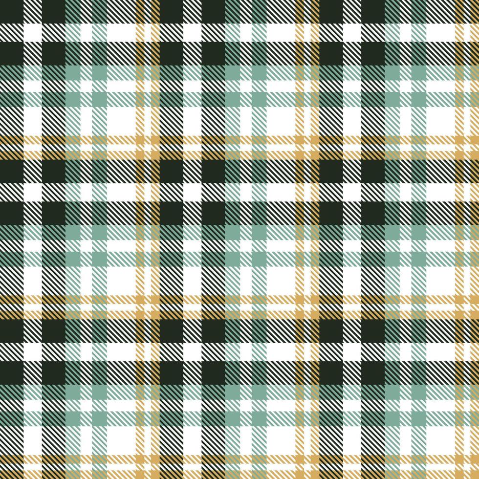 Tartan Plaid Pattern Fashion Design Texture Is Woven in a Simple Twill, Two Over Two Under the Warp, Advancing One Thread at Each Pass. vector