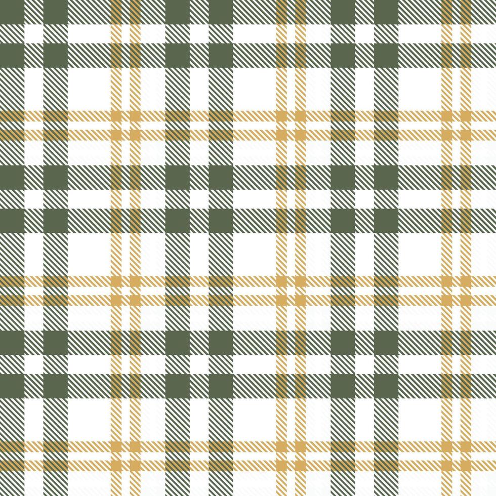 Tartan Plaid Pattern Fabric Design Background Is Made With Alternating Bands of Coloured  Pre Dyed  Threads Woven as Both Warp and Weft at Right Angles to Each Other. vector