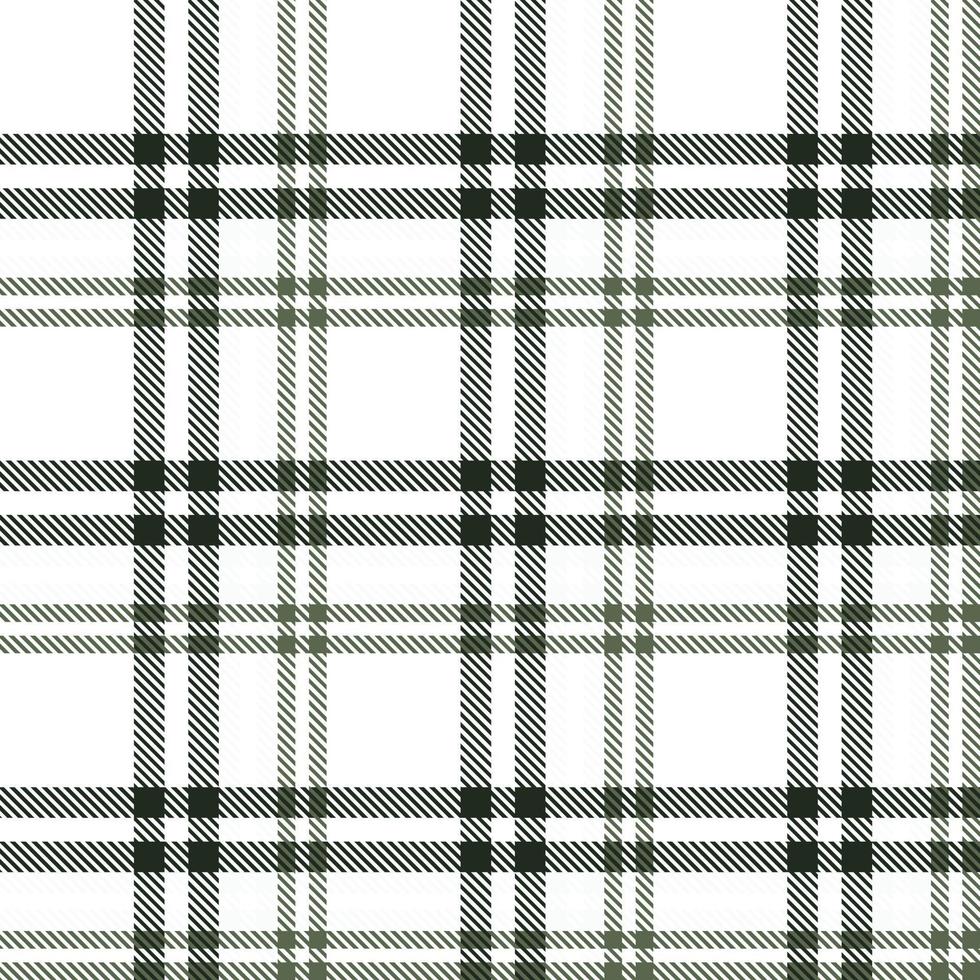 Tartan Plaid Pattern Fabric Design Background Is Woven in a Simple Twill, Two Over Two Under the Warp, Advancing One Thread at Each Pass. vector