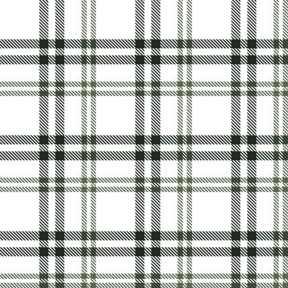 Tartan Plaid Pattern Fabric Design Background Is Woven in a Simple Twill, Two Over Two Under the Warp, Advancing One Thread at Each Pass. vector