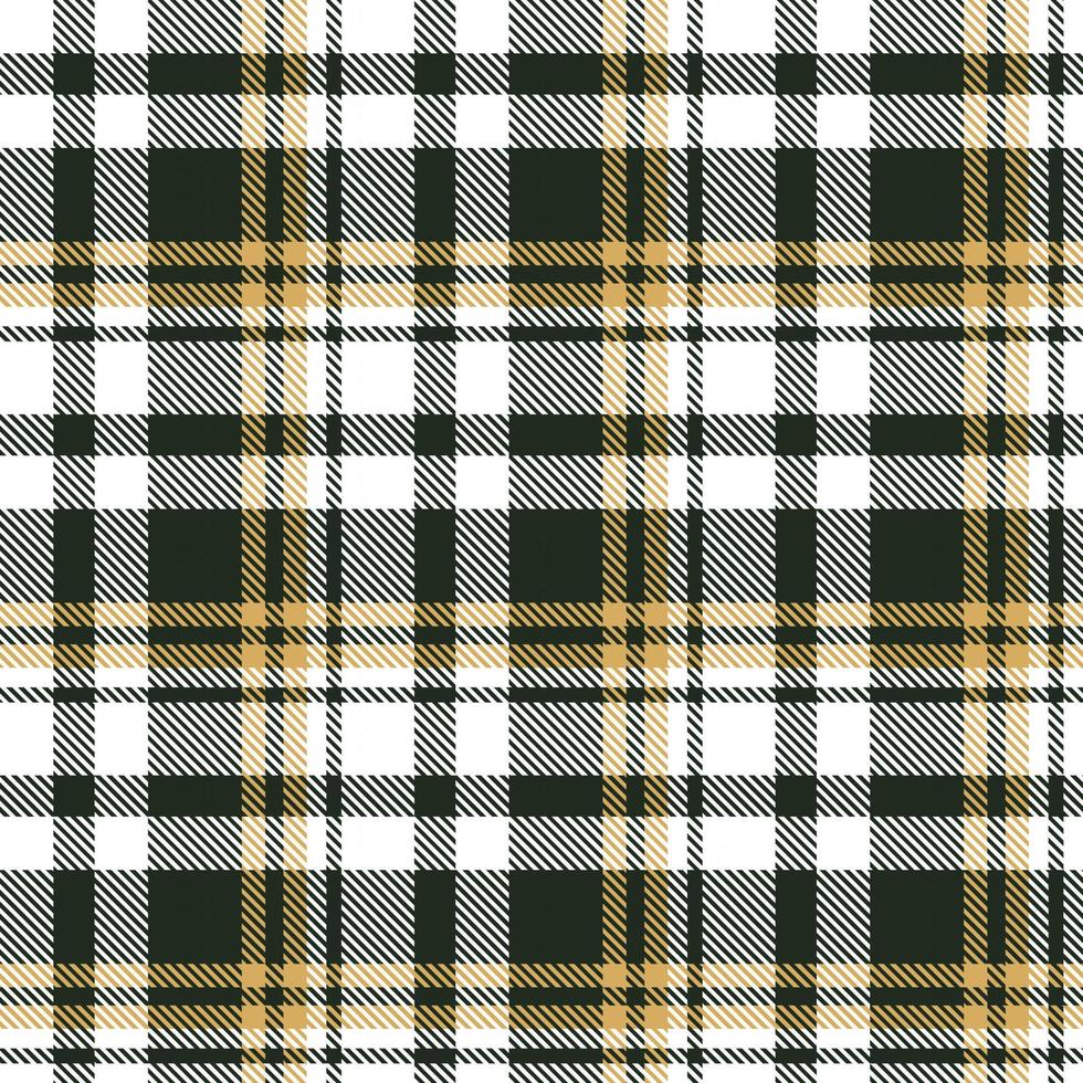 Plaid Tartan Pattern Design Textile Is Made With Alternating Bands of Coloured  Pre Dyed  Threads Woven as Both Warp and Weft at Right Angles to Each Other. vector