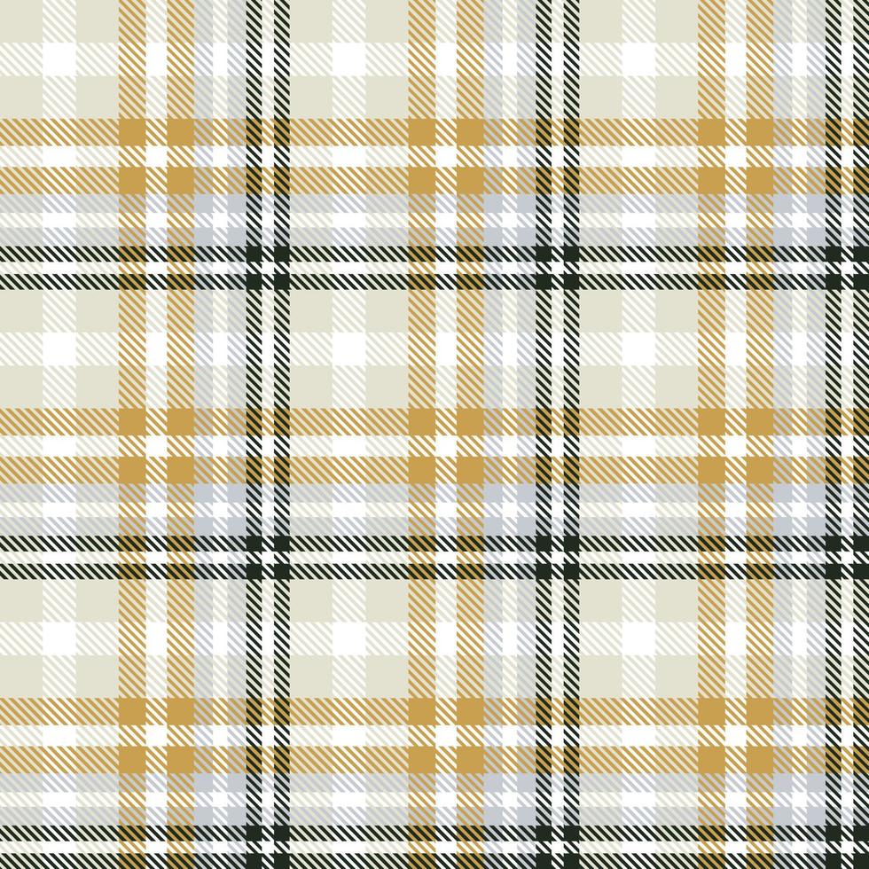 Tartan Pattern Design Texture Is Made With Alternating Bands of Coloured  Pre Dyed  Threads Woven as Both Warp and Weft at Right Angles to Each Other. vector
