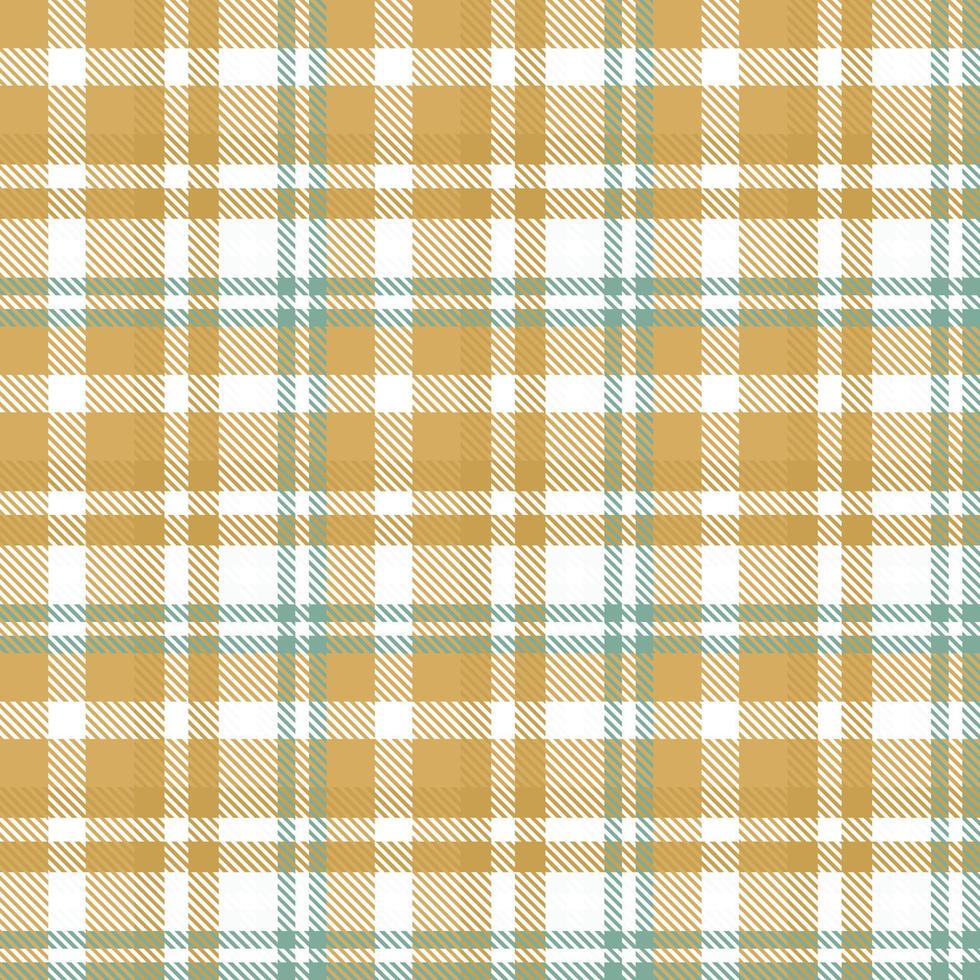 Tartan Pattern Fashion Design Texture Is Made With Alternating Bands of Coloured  Pre Dyed  Threads Woven as Both Warp and Weft at Right Angles to Each Other. vector