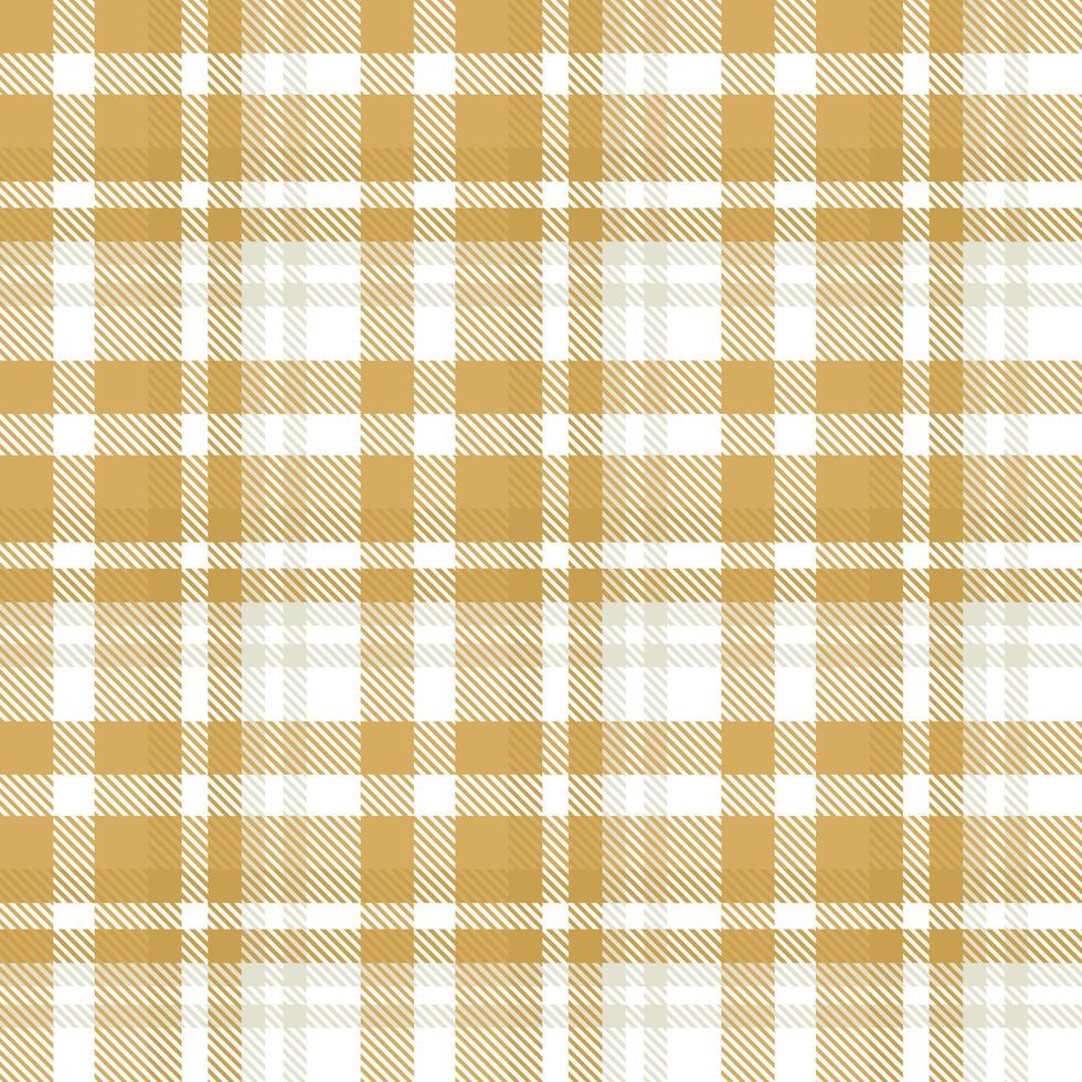 Tartan Pattern Fabric Design Texture Is Made With Alternating Bands of Coloured  Pre Dyed  Threads Woven as Both Warp and Weft at Right Angles to Each Other. vector