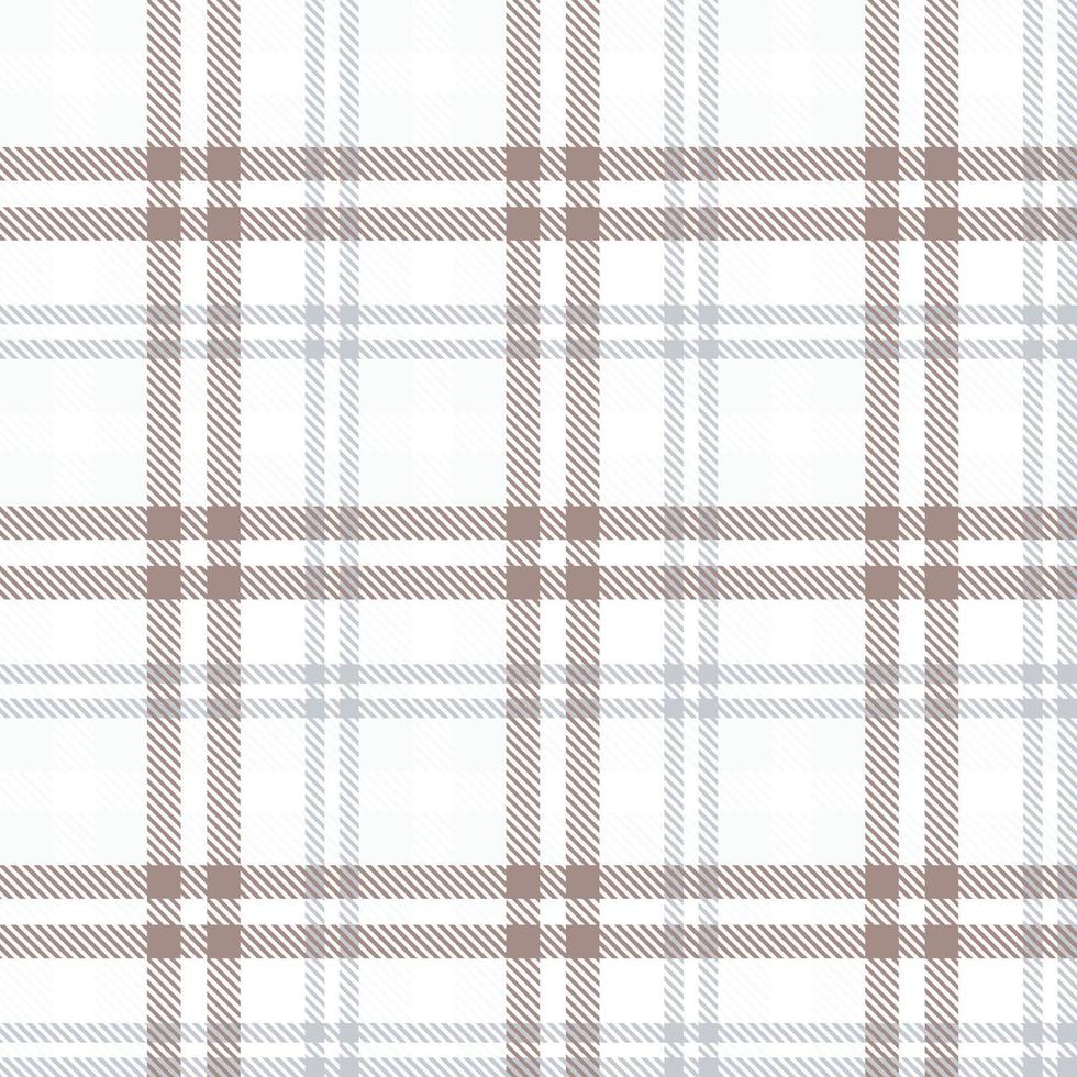 Tartan Pattern Fashion Design Texture Is Woven in a Simple Twill, Two Over Two Under the Warp, Advancing One Thread at Each Pass. vector