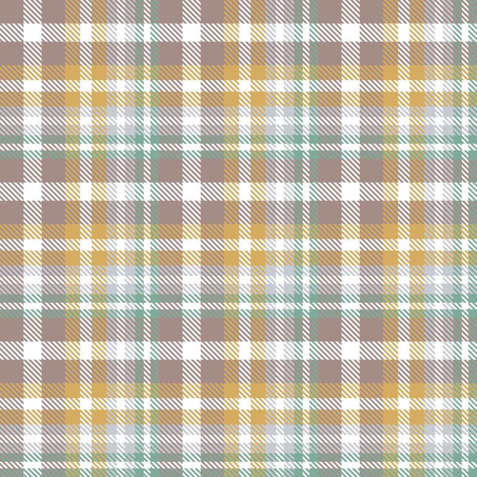 Tartan Pattern Design Textile Is a Patterned Cloth Consisting of Criss Crossed, Horizontal and Vertical Bands in Multiple Colours. Tartans Are Regarded as a Cultural Icon of Scotland. vector